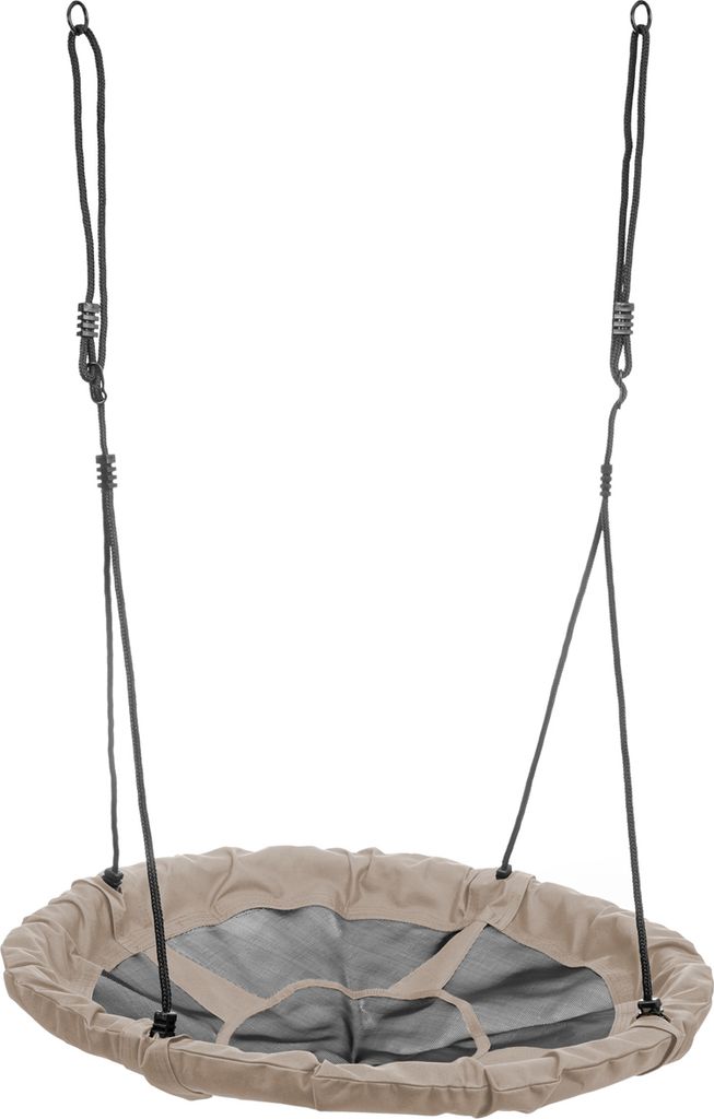 nabbi Kinderschaukel Nest 95 cm - schwarz / beige