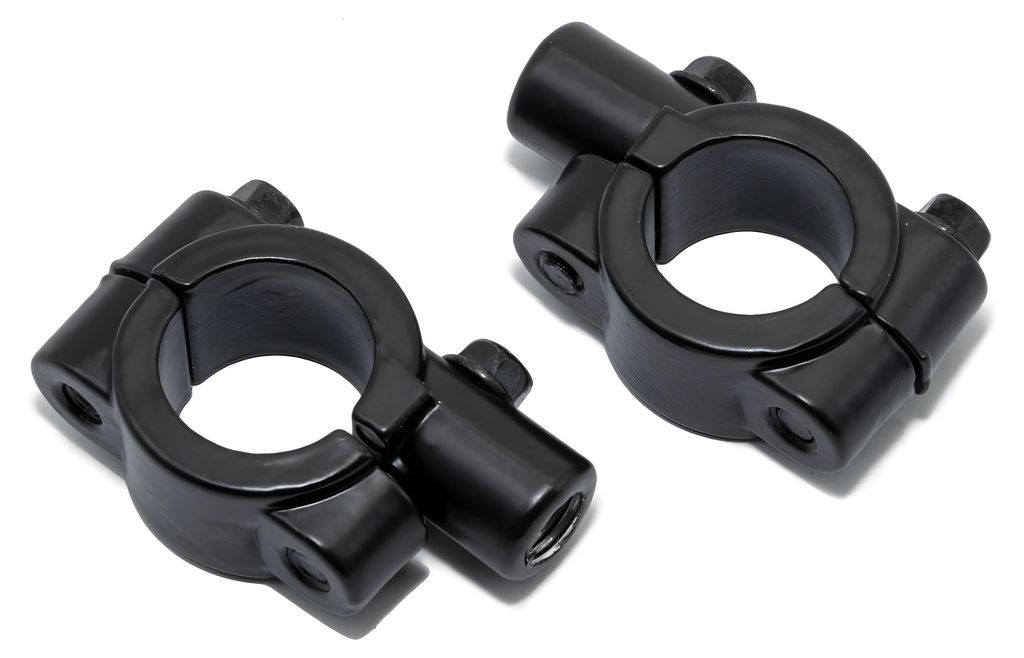 Support de rétroviseur Parzini M10, diamètre 22,2 mm, en Image du produit 