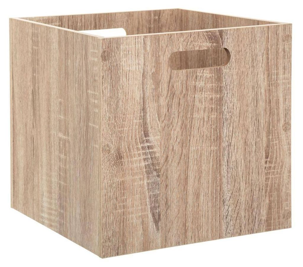 CAJA para estantería, color NATURAL, cuadrada Imagen del producto 