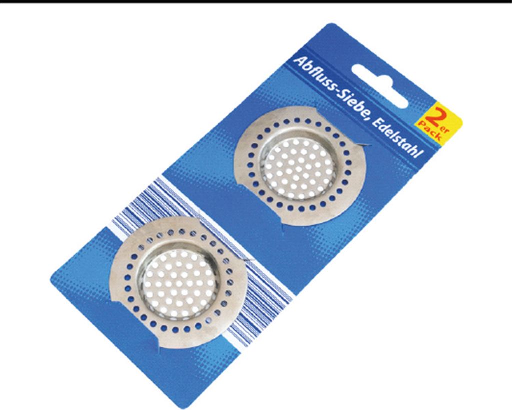 Filtro di scarico in acciaio inox confezione da 2 pezzi Immagine del prodotto 