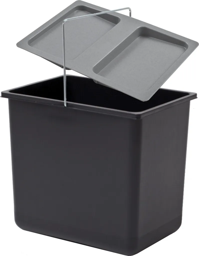 Hailo Seau intérieur 1086239 avec couvercle 316x226x286 mm anthracite