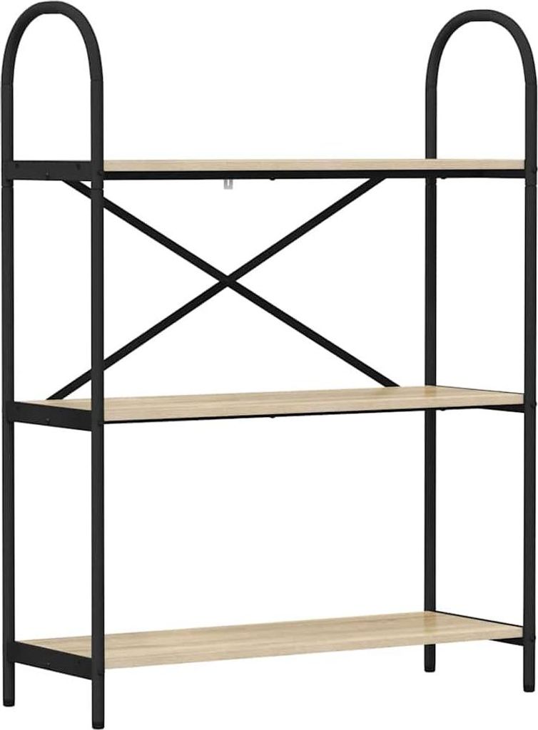 vidaXL Bücherregal Sonoma-Eiche 80 x 30 x 109 cm Holzwerkstoff