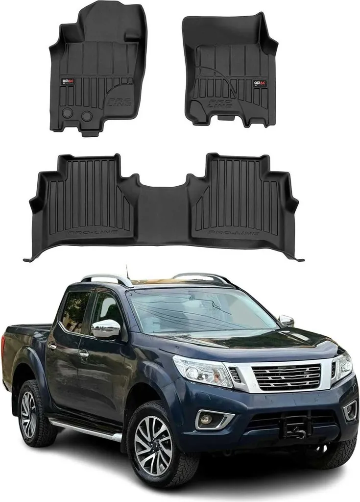 Tappetini Su Misura Nissan Navara 2014-2025 | TPE Premium Nero