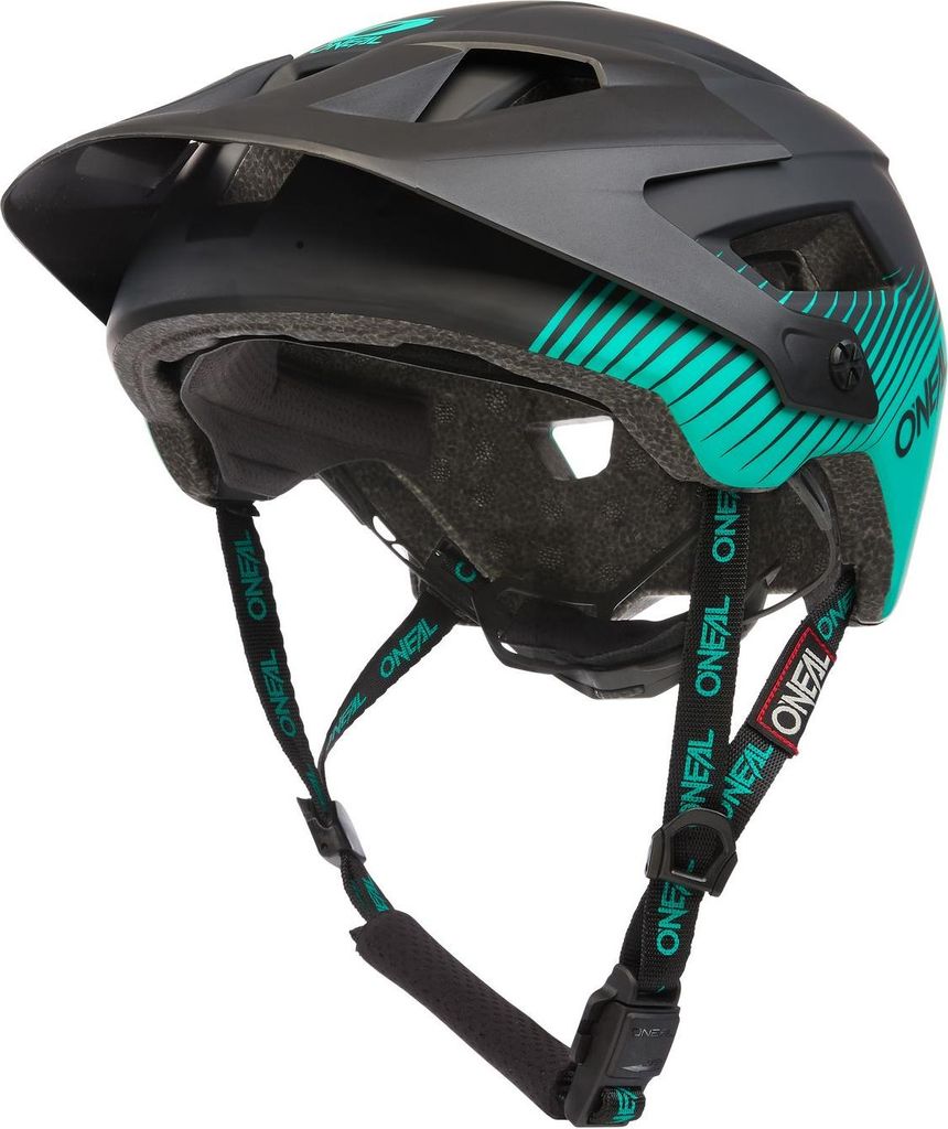Kask O'Neal DEFENDER GRILL V.22, kolor: czarny/zielony, Zdjęcie produktu 