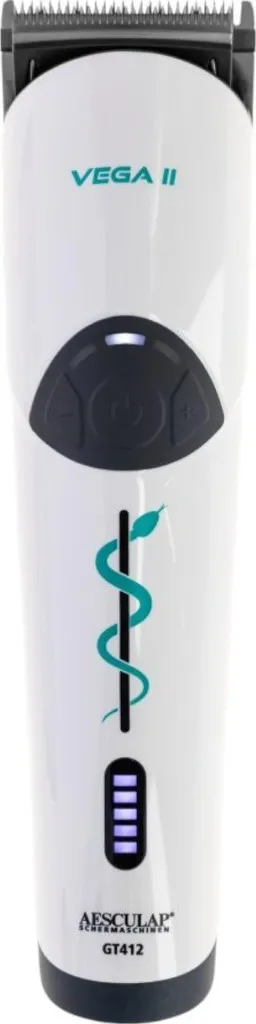 Tondeuse de Finition sans Fil Vega II Blanche Aesculap Premium Vétérinaire