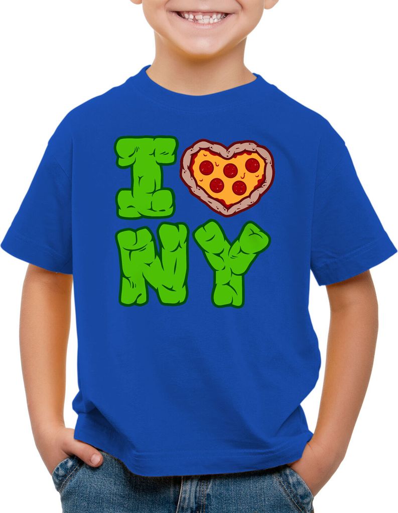 BaumwolleCloud Love NY Kinder T-Shirt Turtle Teenage New York Mutant