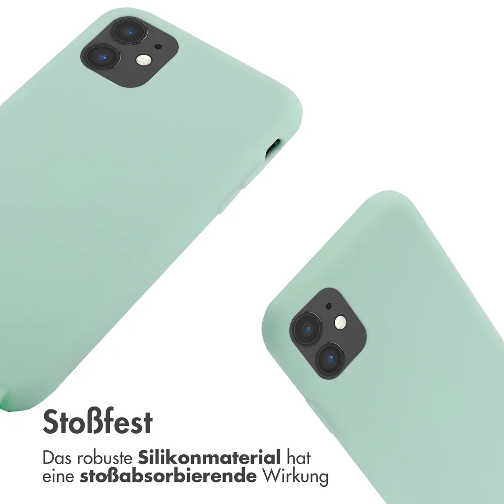 Emlivi Custodia per iPhone 15 Pro, in nylon, con tracolla in morbido silicone e TPU, con cordino da appendere, con elegante fascia per iPhone 15 Pro