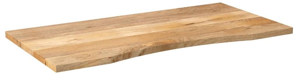 vidaXL Schreibtischplatte mit Aussparung 120x50x2,5cm Massivholz Mango