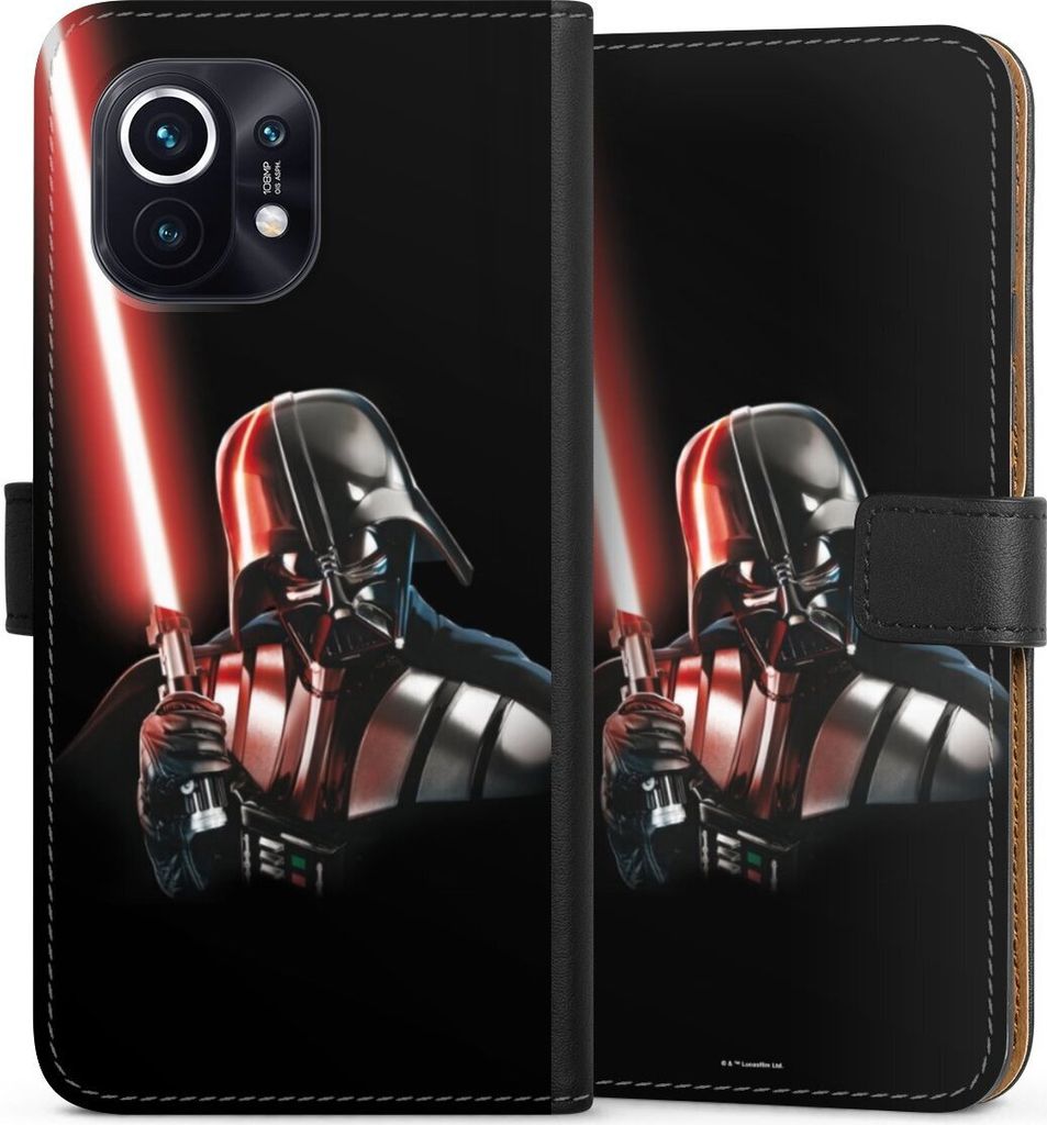 DeinDesign Klapphülle für Xiaomi Mi 11 Handytasche Lederhülle Tasche Darth Vader Fanartikel Star Wars