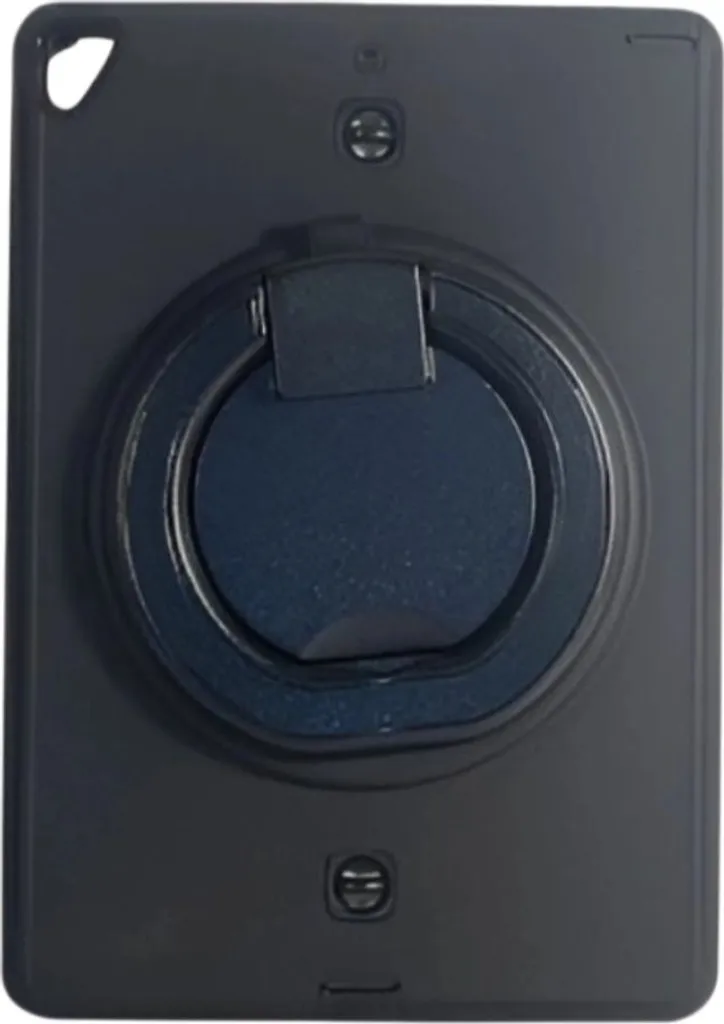 Custodia blindata con supporto per iPad 10,2 pollici 2019/20/21 Nero