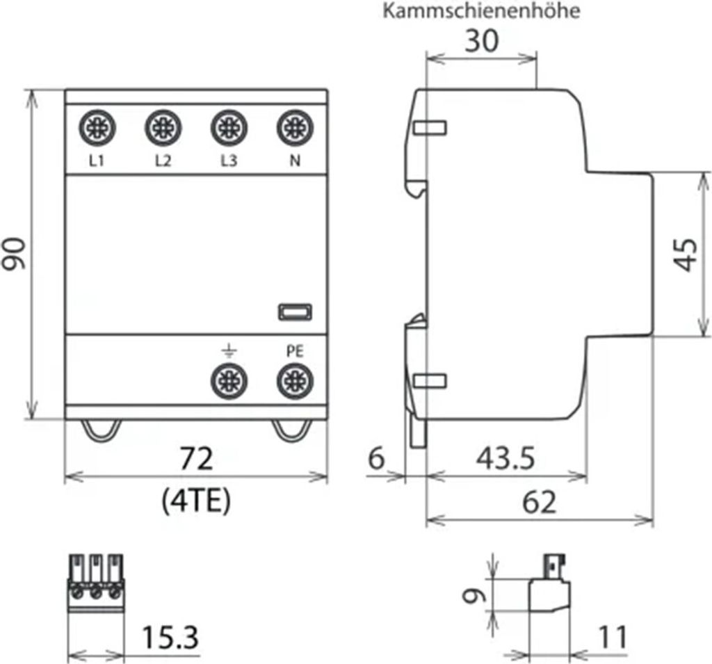 Dehn 941315 DSH TT 255 FM Kombinovaný vodič DEHNshield typ Obrázok produktu 2