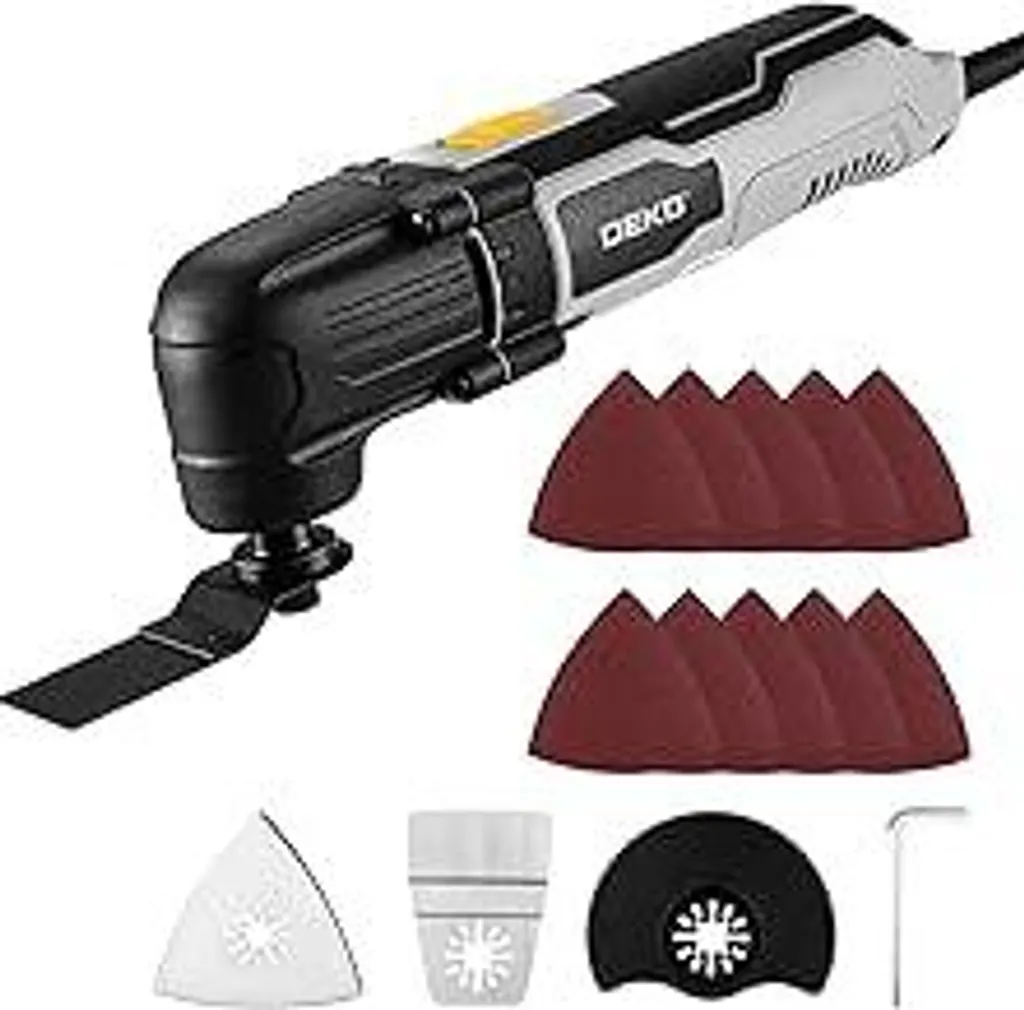 Acquista Utensile Multifunzione DEKOPRO 300W: 3 Lame e 6 Velocità