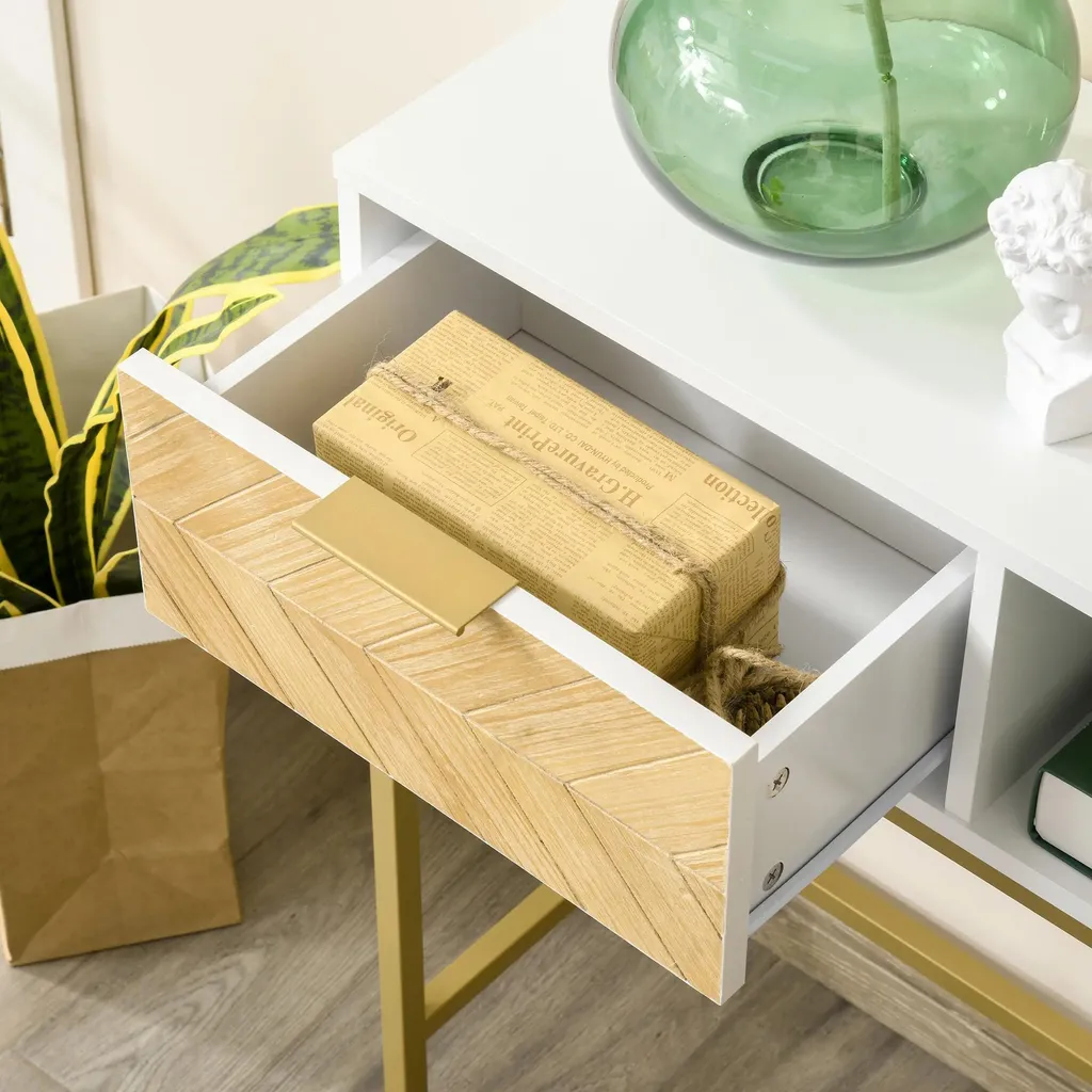 Table console design moderne avec rangement pour salle à manger Loft - 5
