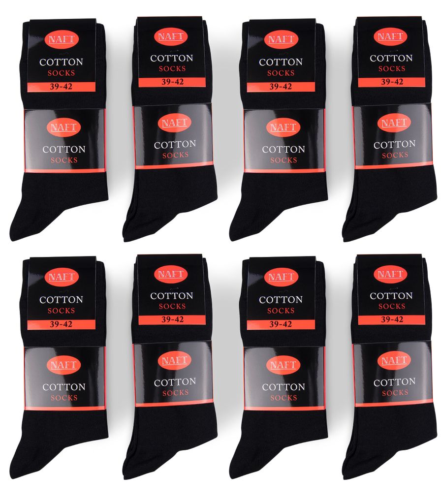 6 24 Paar Socken Damen & Herren Business-Socken Schwarz Baumwolle 12