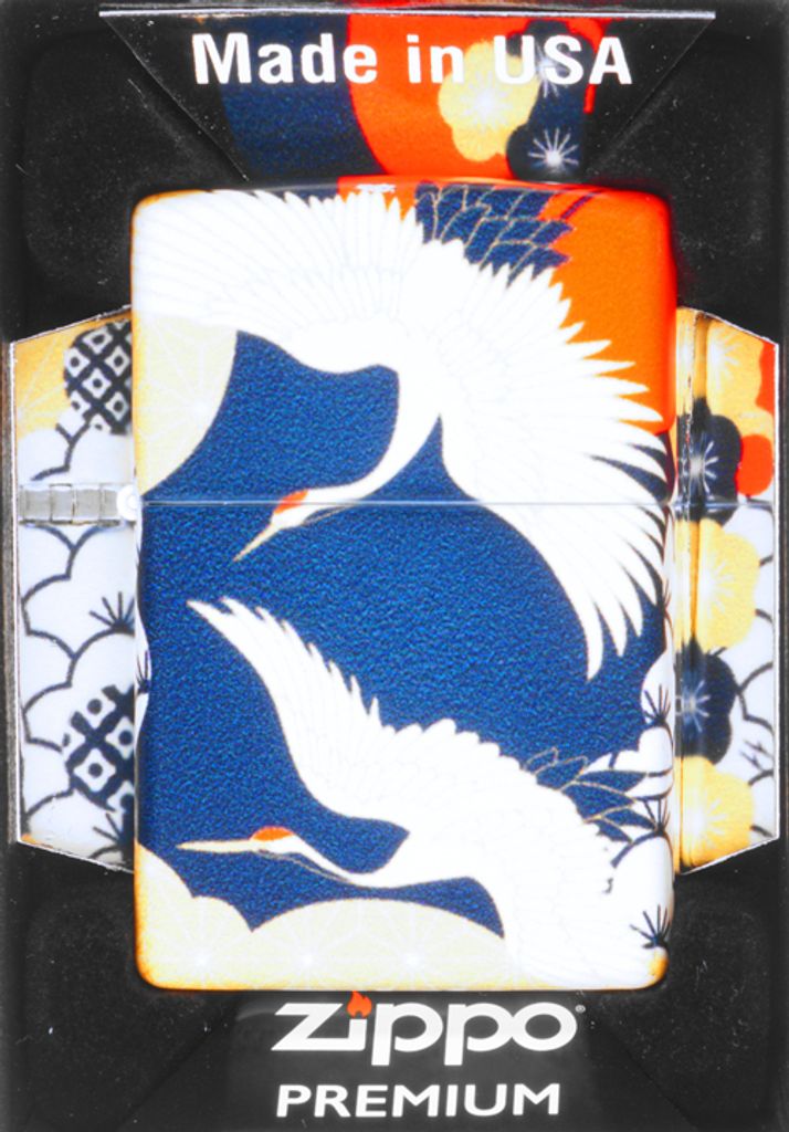 Zippo Benzinfeuerzeug Asiatisches Design - Stilvoller Windschutz.