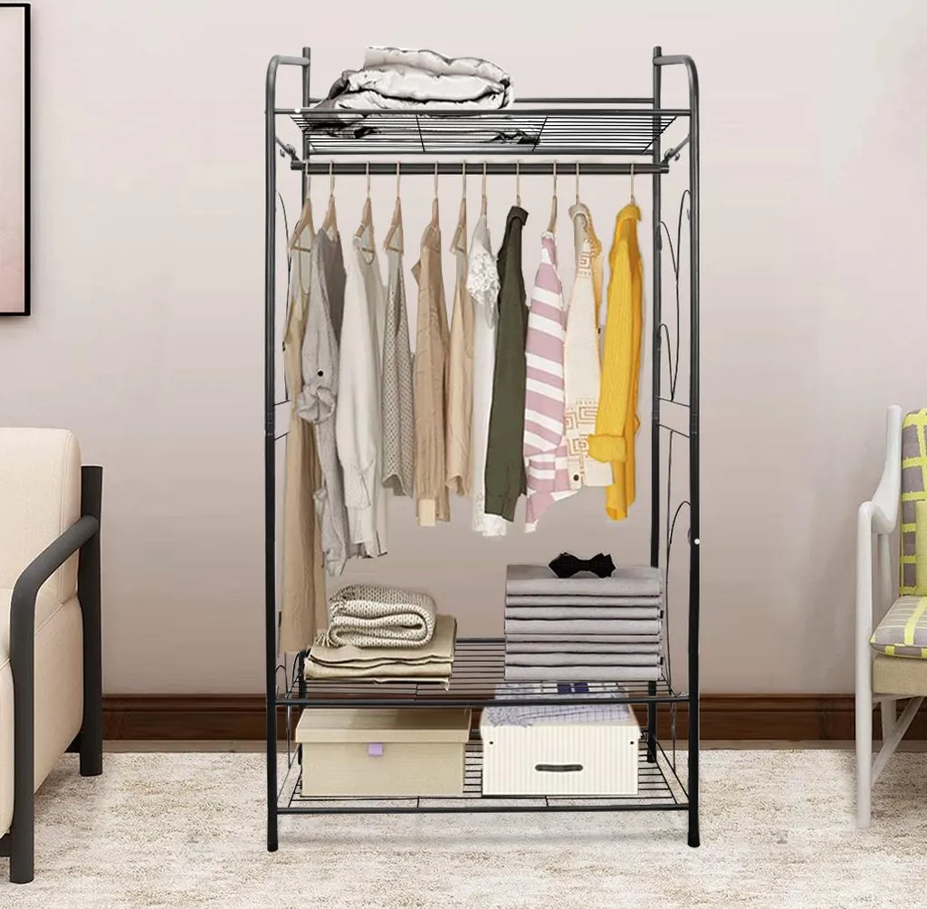 Penderie d'entrée compacte 79cm pour chaussures et manteaux gain de place