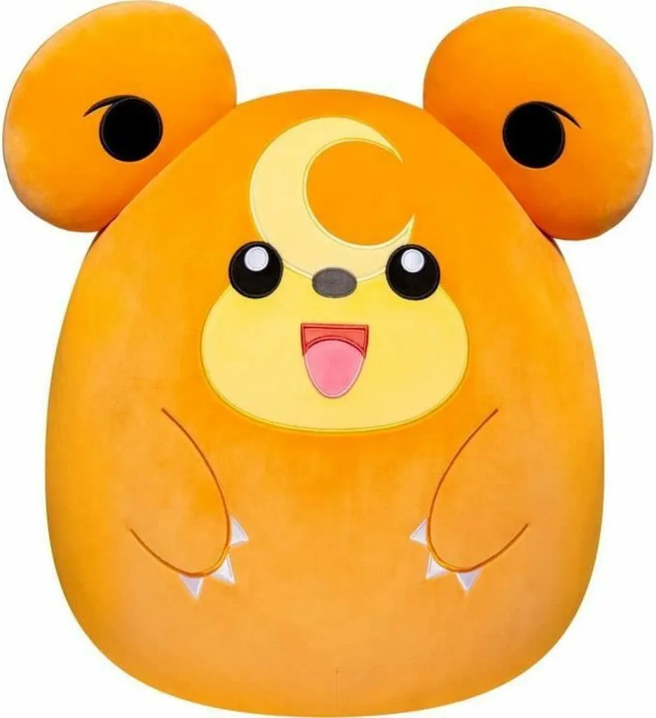 Coussin Peluche Pokémon Teddiursa Squishmallows 50 cm pour Enfant