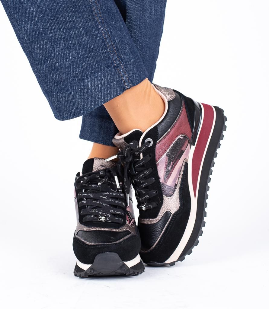 Scarpe stringate Anekke nere taglia 38 Immagine del prodotto 