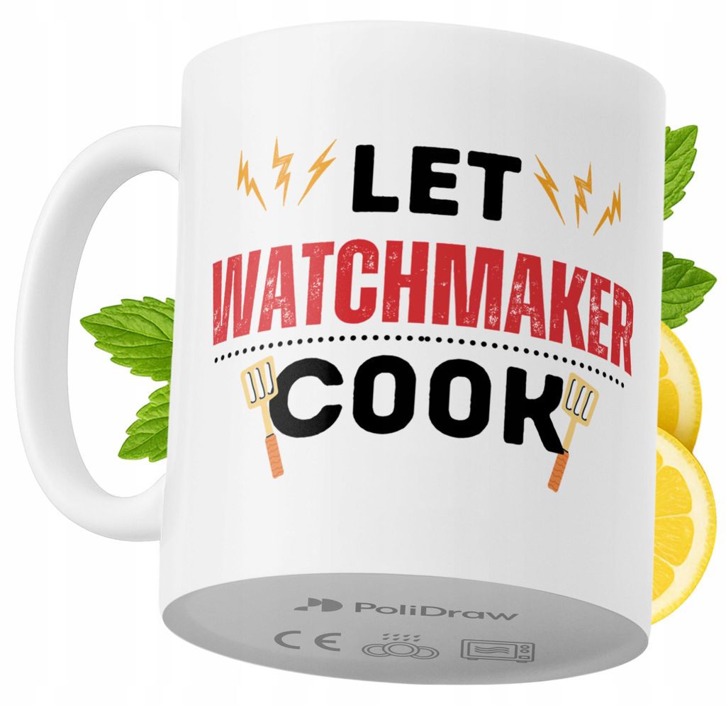 Lustige Kaffeetasse mit witzigem Textdesign für Uhrmacher - ideal für Geburtstage, Namenstage und Feiertage. Hochwertige Tasse für besondere Anl...