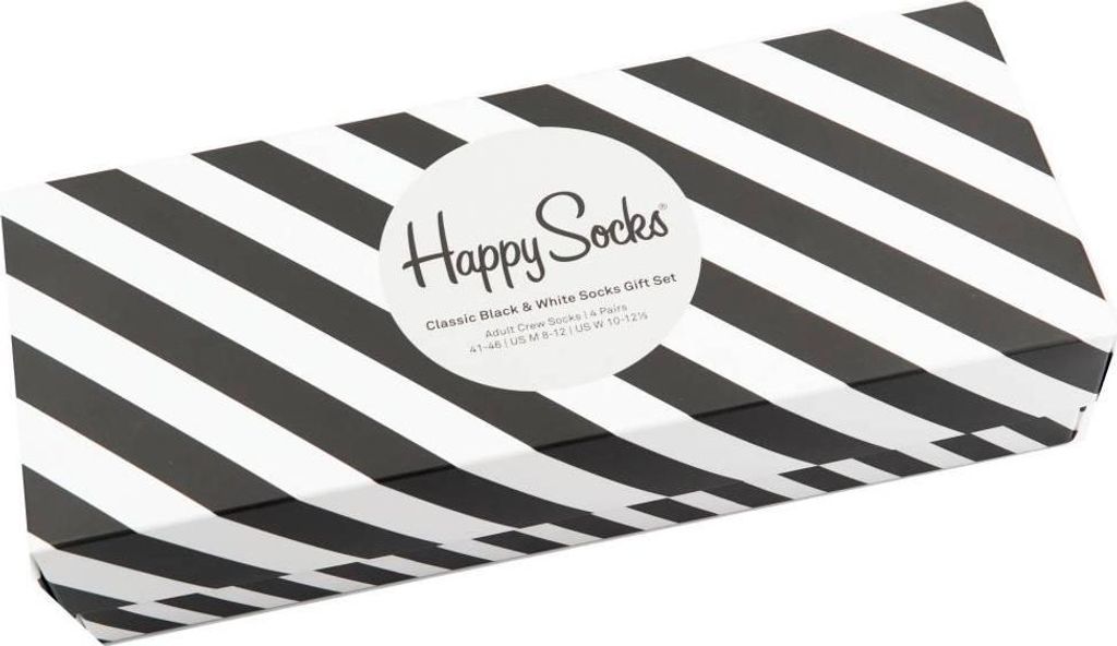 Happy Socks Classic Black White And Sock Czarny Zdjęcie produktu 
