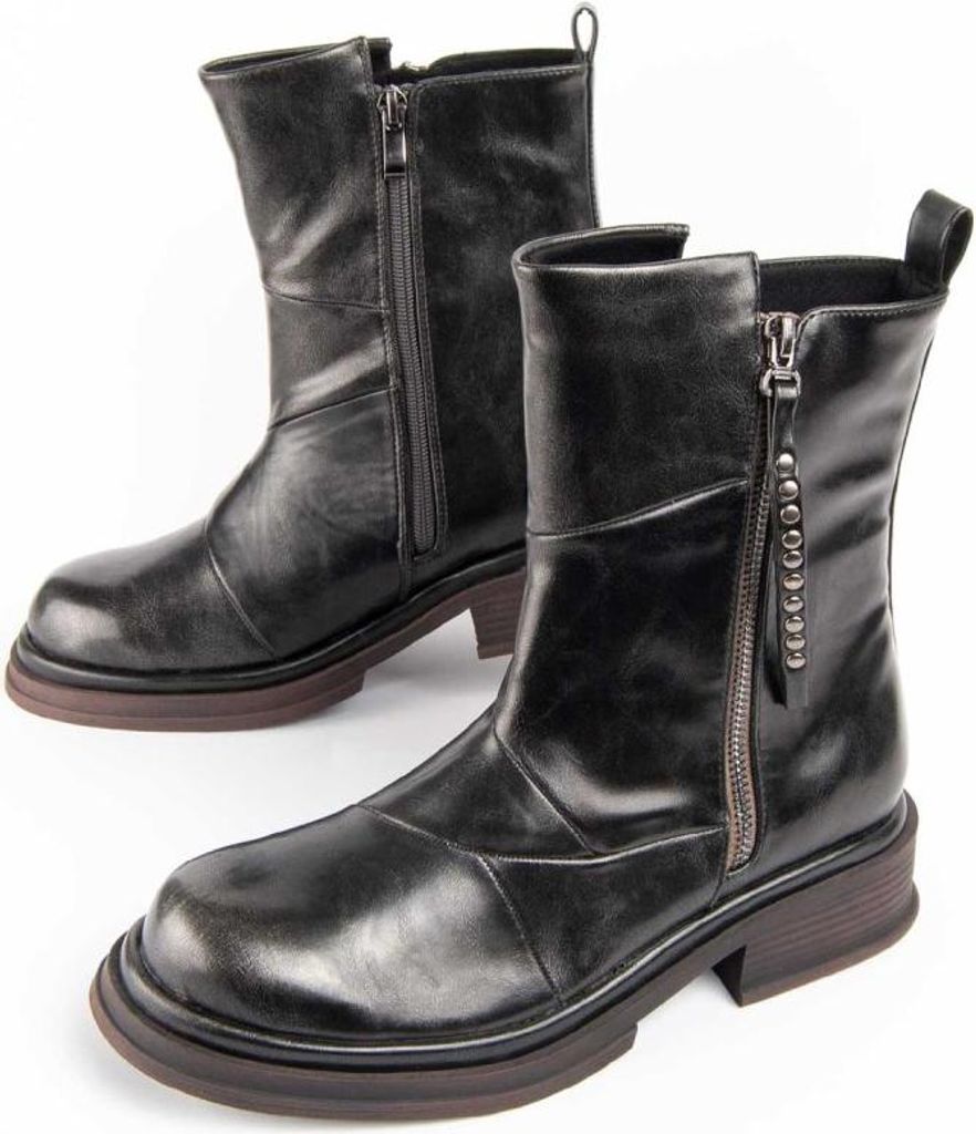 Montevita Absatzstiefel Motta Grau