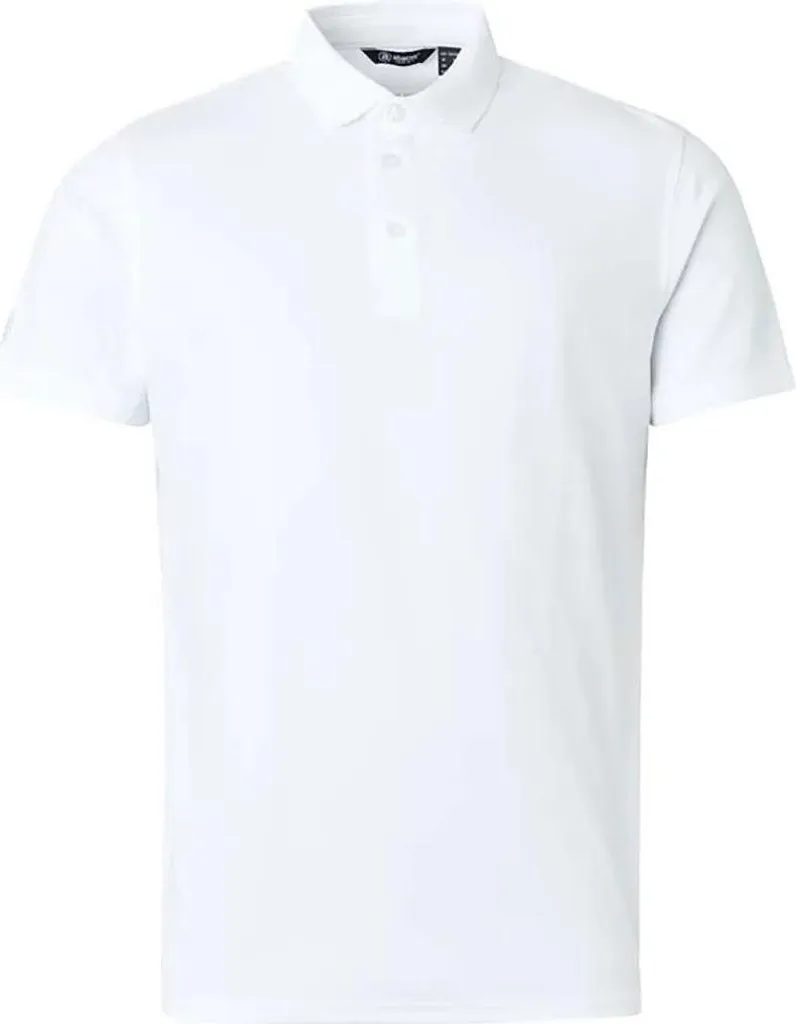 Polo Technique Abacus Cray Blanc Taille M stretch et séchage rapide