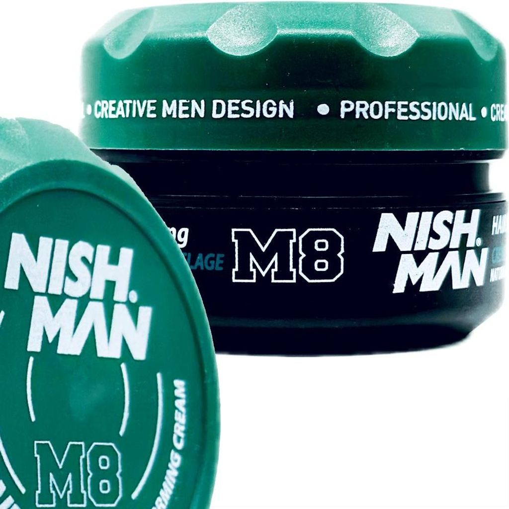 Nishman - M8 Natural Forming Cream - Hair Pomade 100ml Produktbild 
