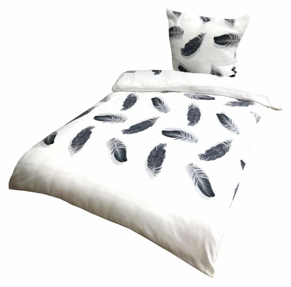 4 tlg Winter Thermofleece Bettwäsche 135x200 kuschelig warm Produktbild 