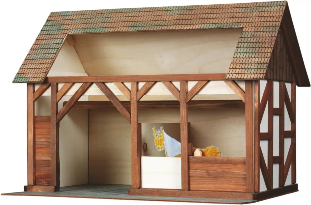 Walachia Stable bois - Maquette à construire pour passionnés et enfants