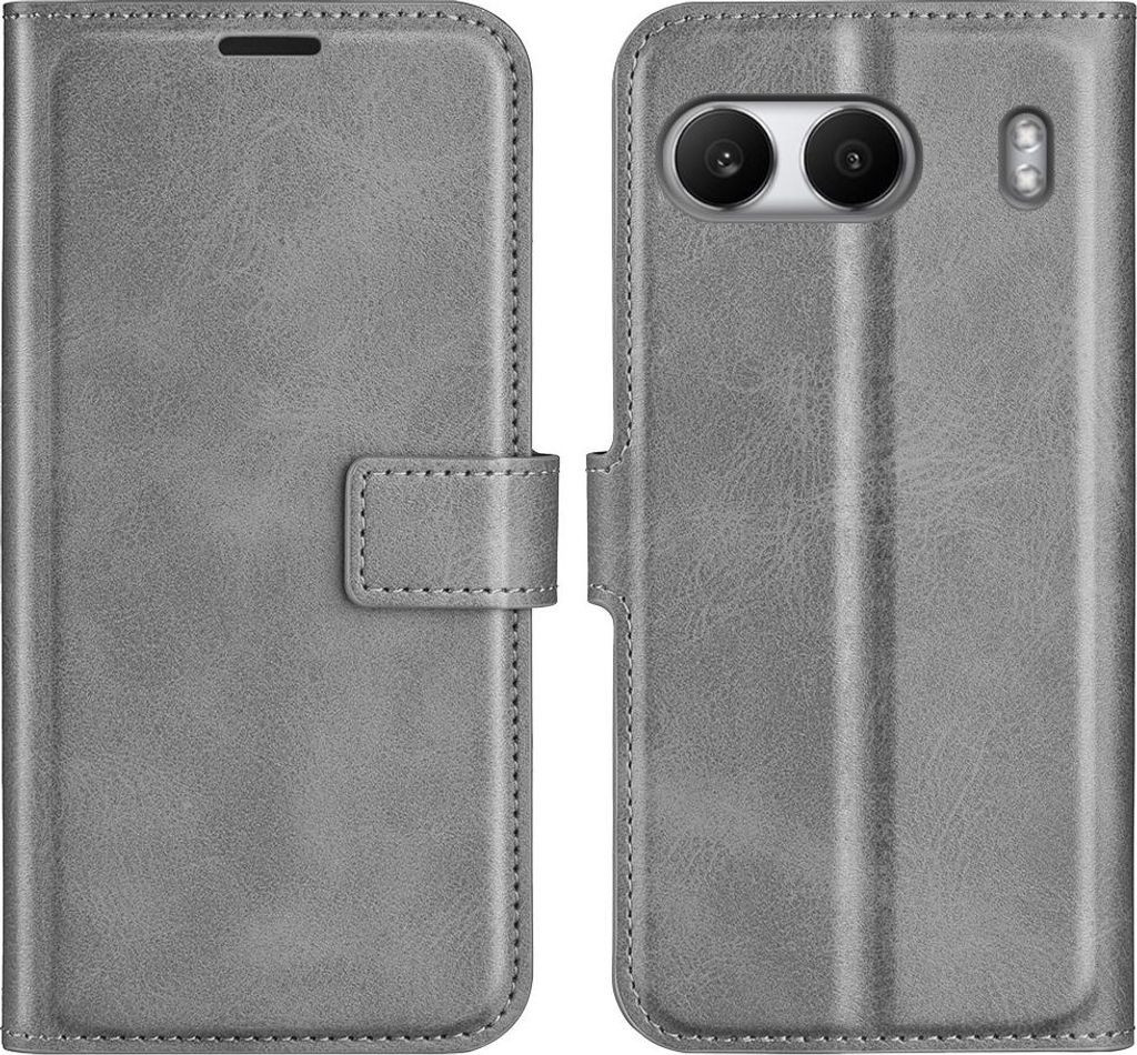 OnePlus Nord 4 Hülle - Coverup Deluxe Klapphülle - Grau