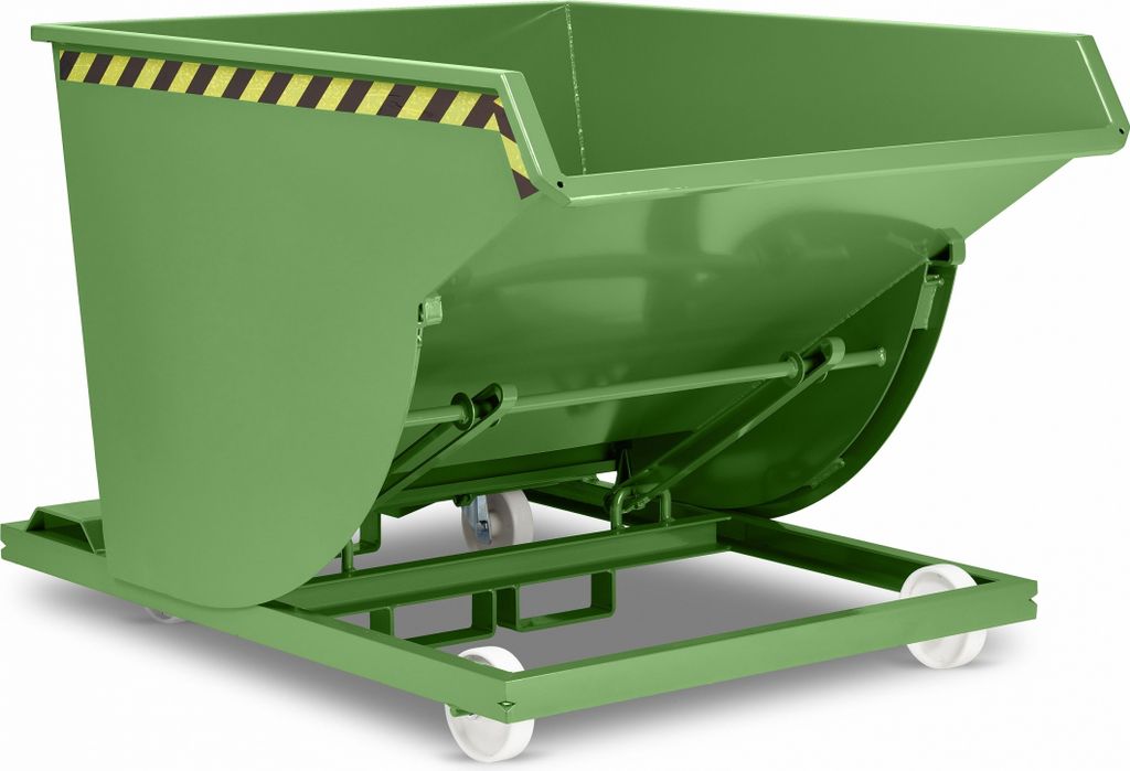 RR Industrietechnik Spänekipper Typ RSK-S-75 1200x1640x1060mm 750dm³ RAL 6011 Resedagrün