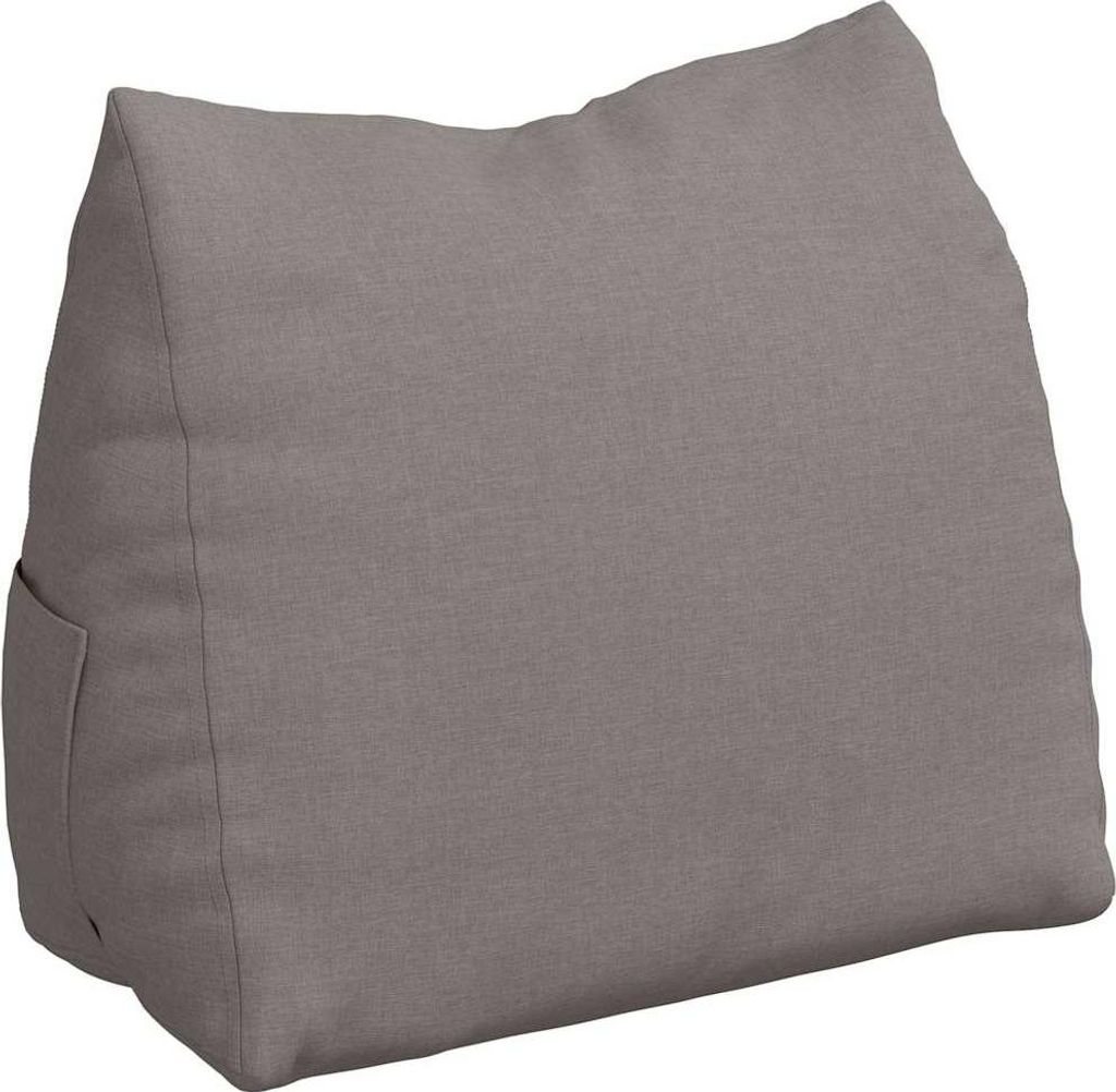 vidaXL Rückenkissen Taupe 60 x 20 x 50 cm Stoff