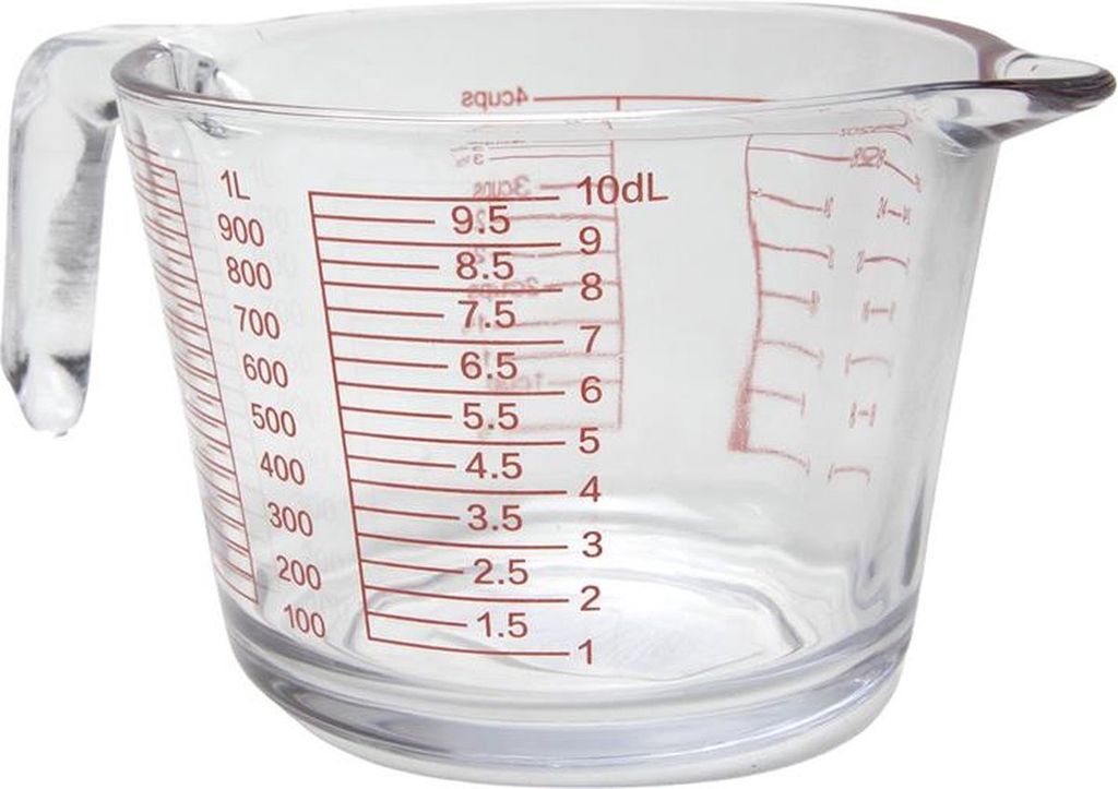Svenska Living Messbecher Glas 1l