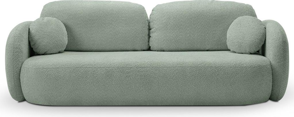 Zweisitzer-Sofa COBOURG mit Stauraum – Dunkelmint