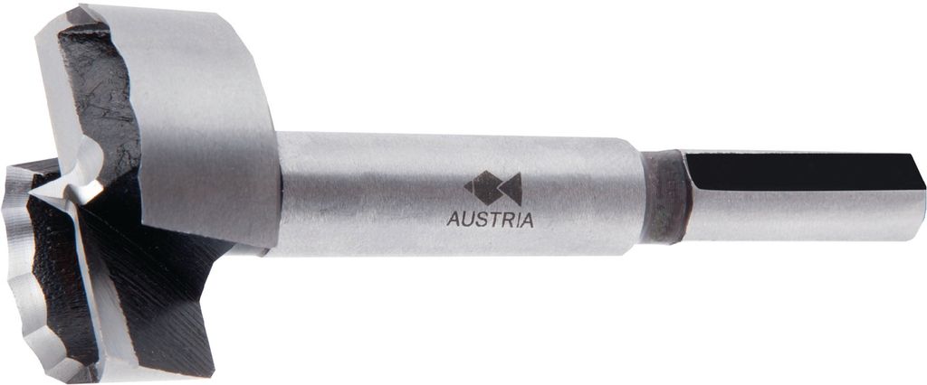 Forstnerbohrer Type 0317 Wave Cutter D.25mm Gesamt-L.90mm Schaft-D.8mm 