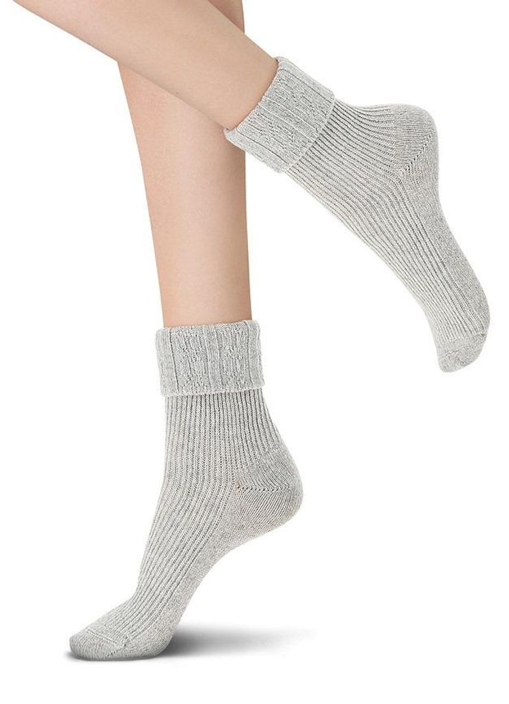 Damen Socken Hilda - Grau Melange - 35-38