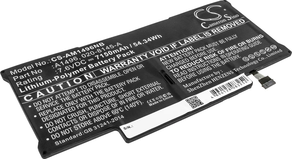 Réparer Autonomie MacBook Air 13 A1466 avec cette Batterie TECHTEK Durable