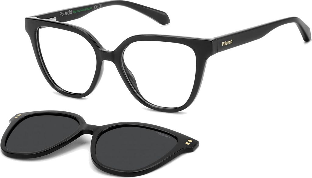 Polaroid Kinder PLD D852/C Black 47/15/130 JUNIOR Brillen