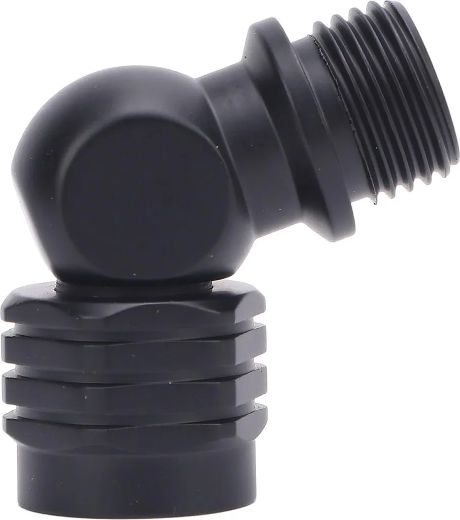 Adaptateur rotatif 110° pour détendeur de plongée en acier noir