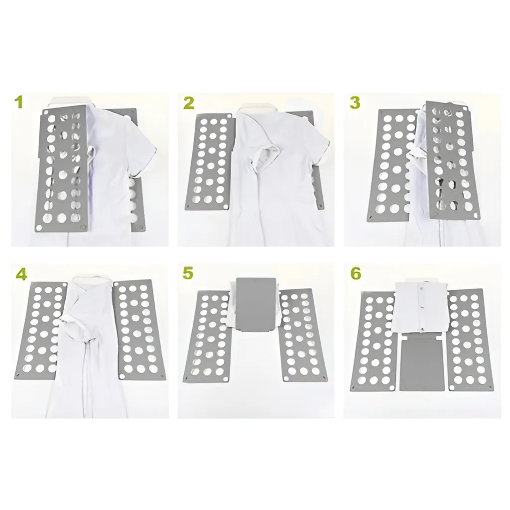 Planche à plier les chemises grande taille - Guide de pliage réglable