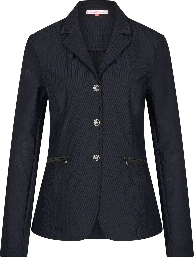 Veste de concours IRHAir Meshy contre la chaleur équitation noire