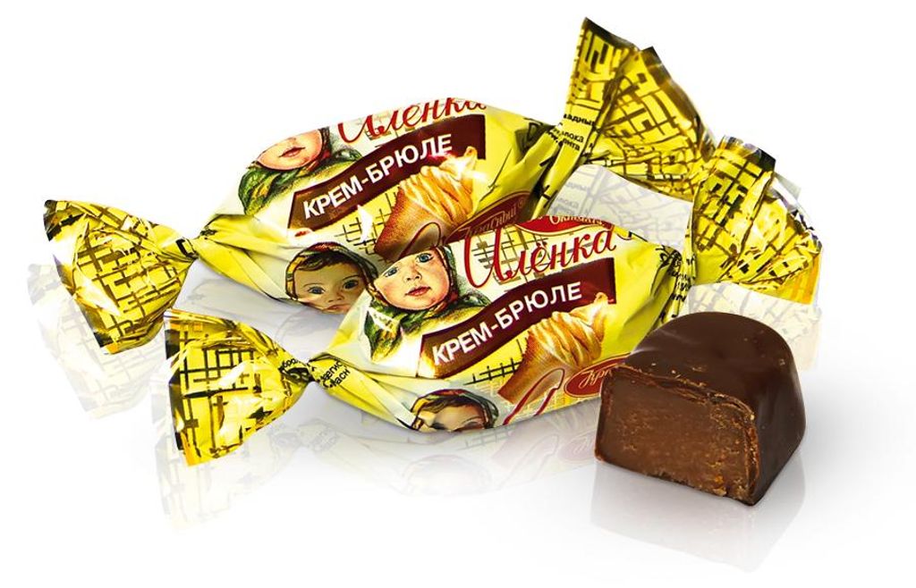 Schokokonfekt - Aljonka, mit Creme-Brülee-Geschmack, Roter Oktober, 300 g