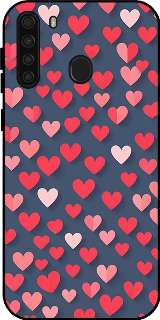 Custodia Protettiva Samsung A21 TPU Cuori - Robusta e Originale
