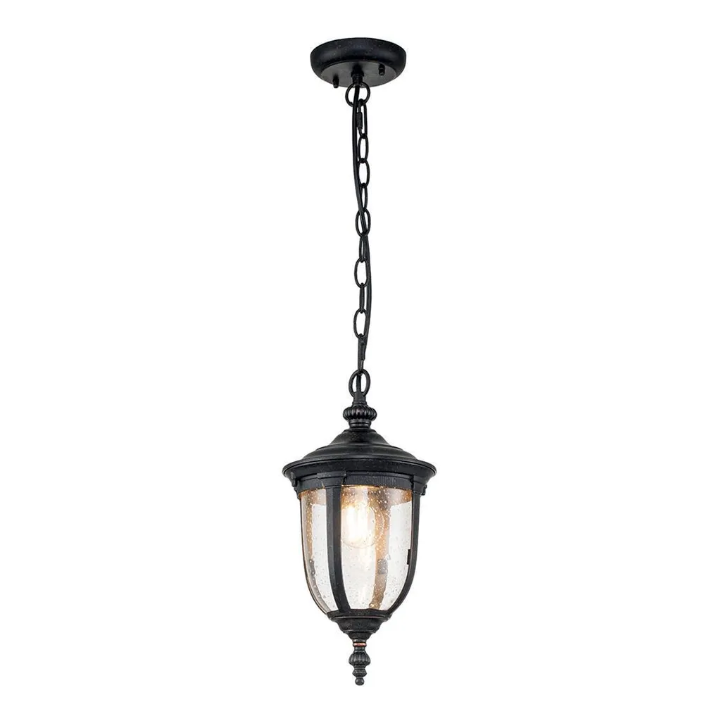 Suspension d'extérieur Cleveland Elstead E27 60W style lanterne classique