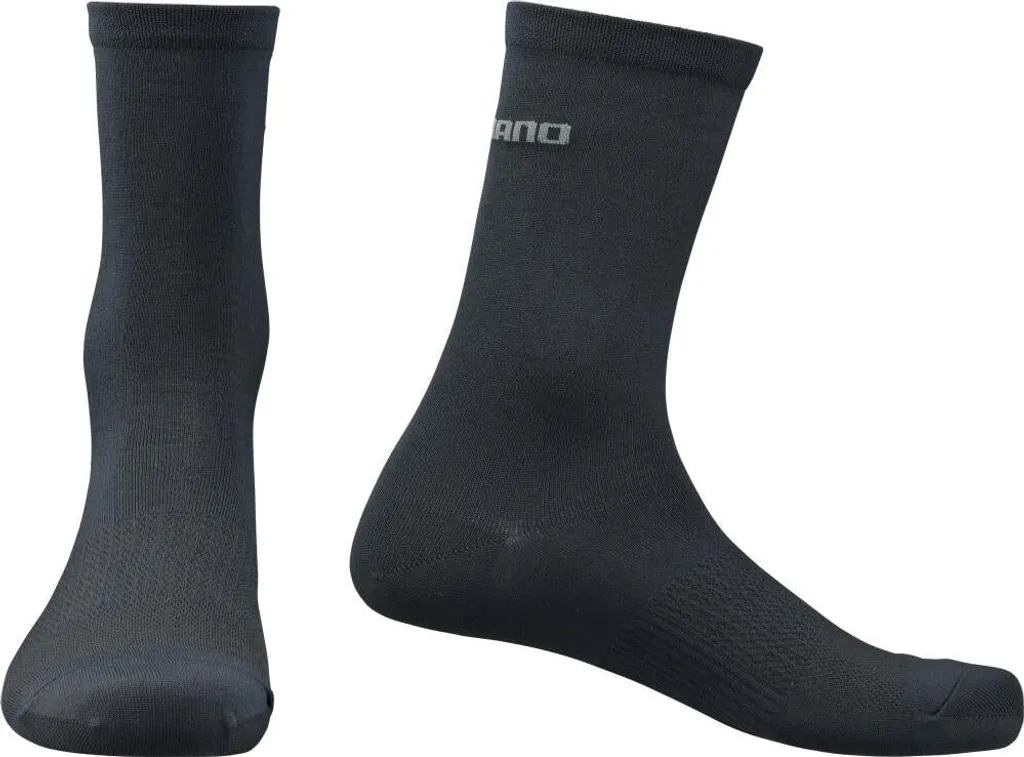 Chaussettes de cyclisme respirantes Shimano Performance Black Taille SM