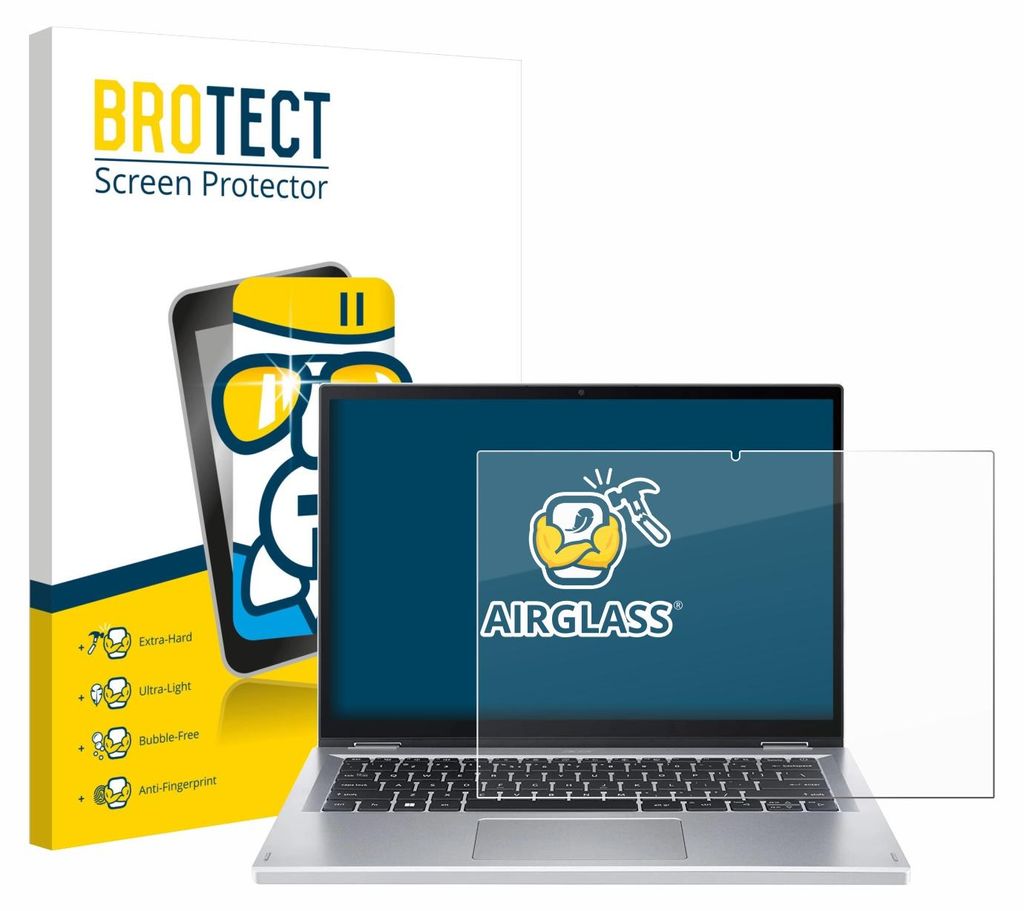 BROTECT Schutzglas für Acer Aspire Go Spin 14 Schutzfolie Panzer Folie Glas Display Schutz klar