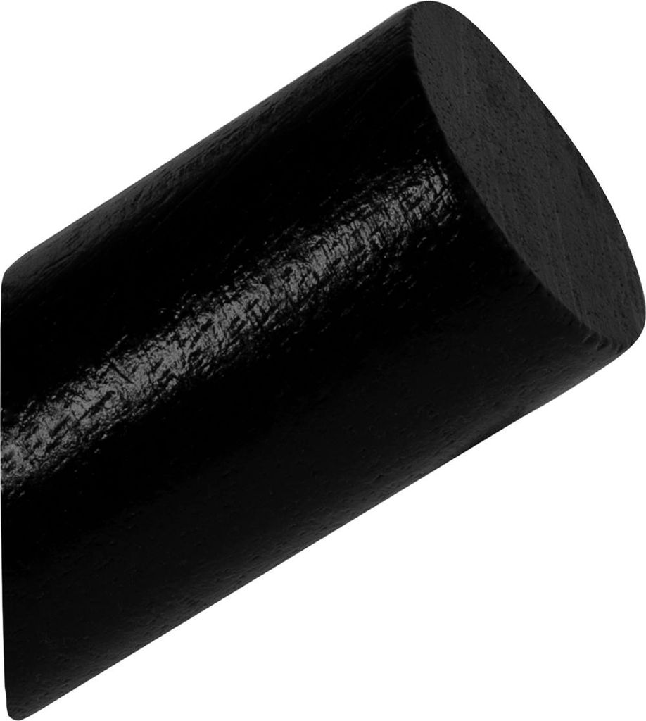 QUVIO Kleiderbügel - Kleiderbügel - Kleiderbügel Holz - Kleiderbügel - Wandkleiderhaken - Kleiderhaken - Wandhaken - Holz - Schwarz