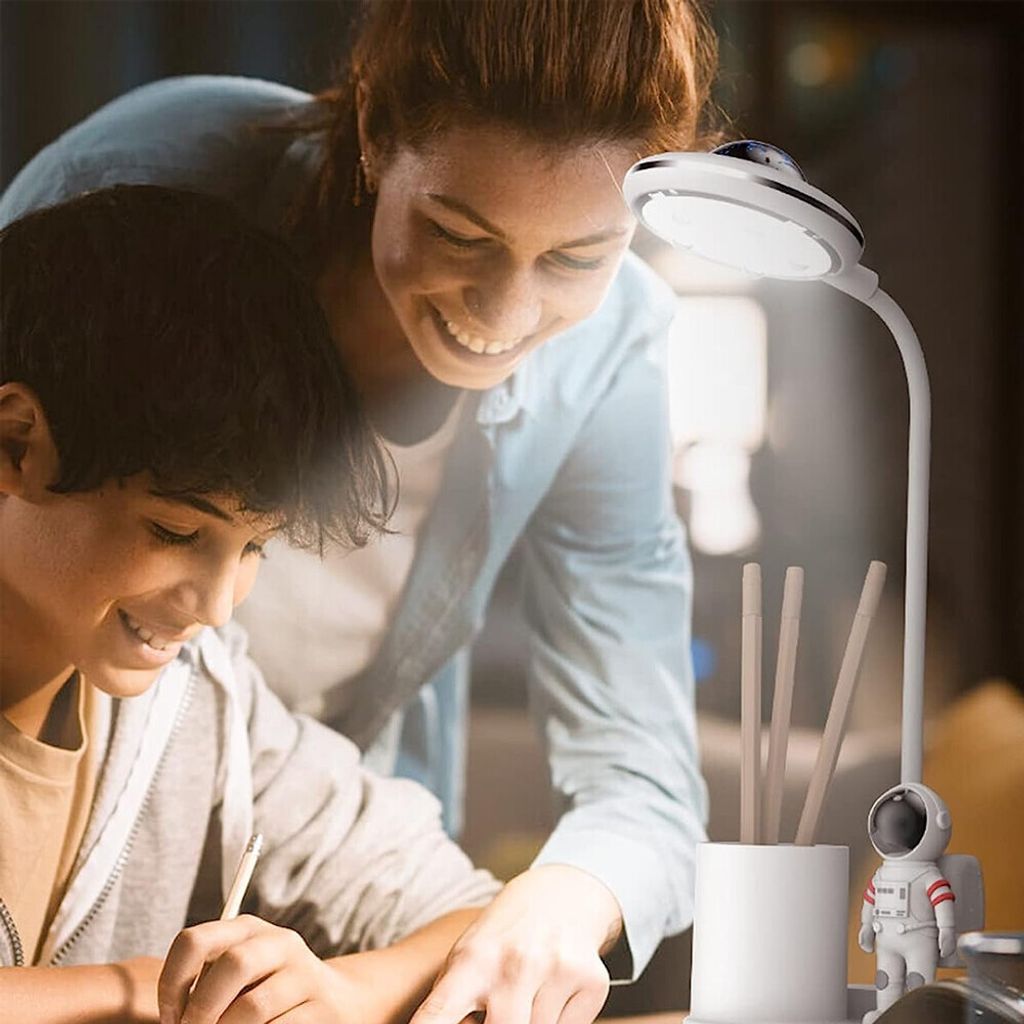 USB - aufladbare Astronauten - Projektionsschreibtischlampe mit Stifthalter