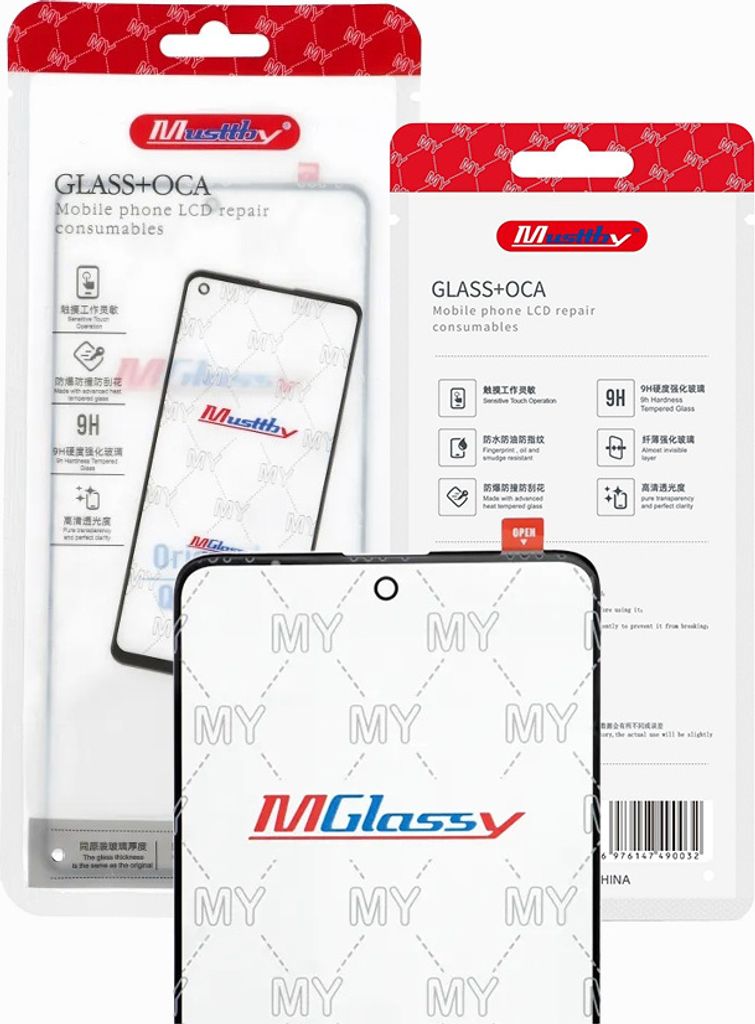 MUSTTBY Displayglas mit OCA für Samsung Galaxy A51 5G SM-A516