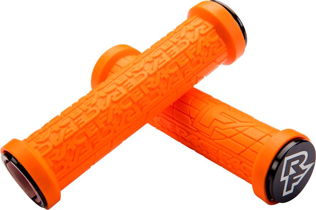 Race Face Grippler Lock-On Griff, 33mm, orange - maximaler Halt und Kontrolle